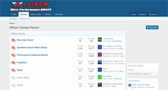 Desktop Screenshot of forum.allisonowners.com